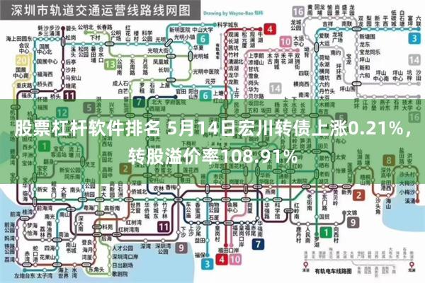 股票杠杆软件排名 5月14日宏川转债上涨0.21%，转股溢价率108.91%